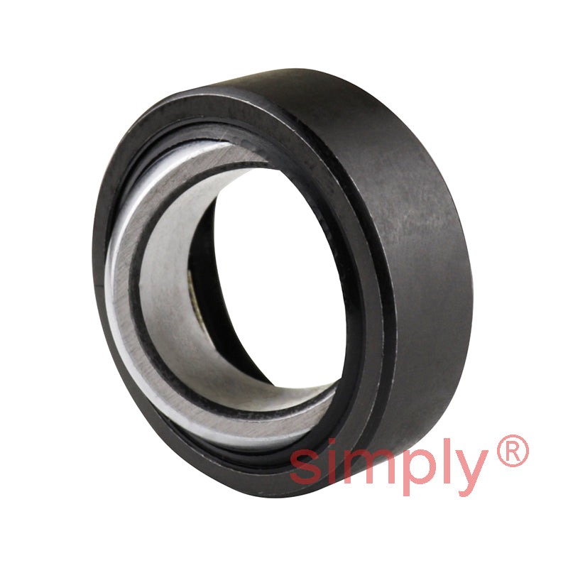 GE17UK2RS Rubber Sealed Spherical Plain Bearing with PTFE Lining 17x30x14x10mm