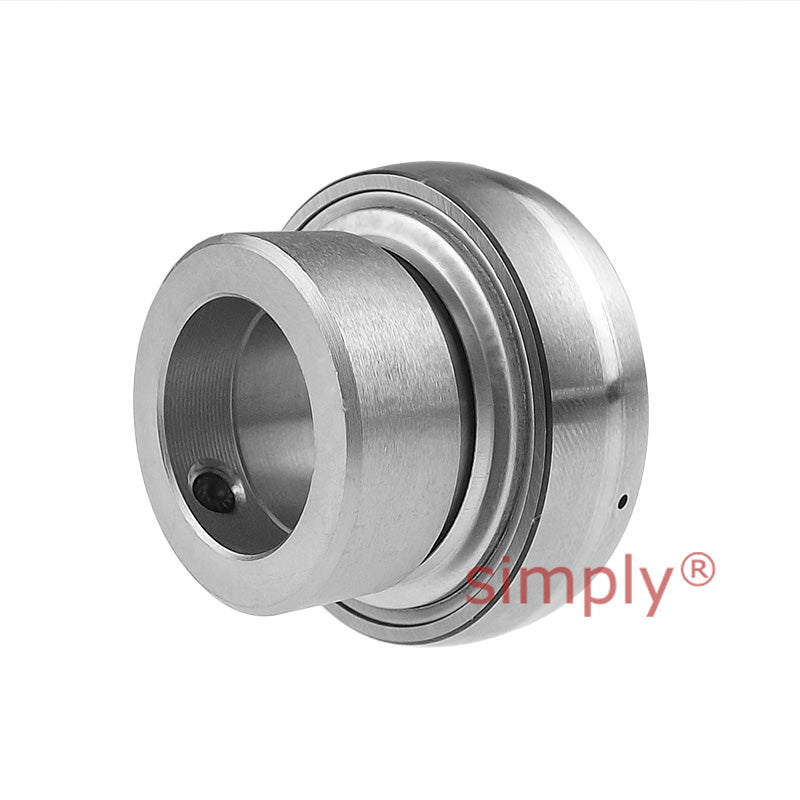 INA GE20XLKRRB Metric Spherical Outer Bearing Insert with R Seals and Eccentric Collar 20x47x43.7mm