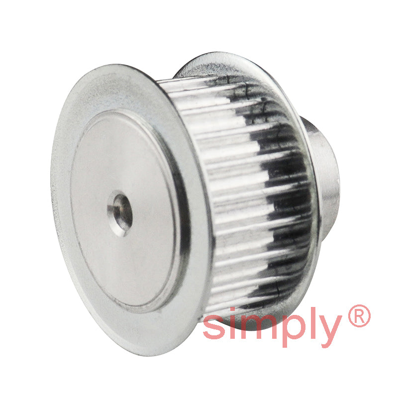 P24-3M-09F - 3mm Pitch 24 Tooth Flanged HTD Type Aluminium Timing Pulley for 9mm Wide Belts