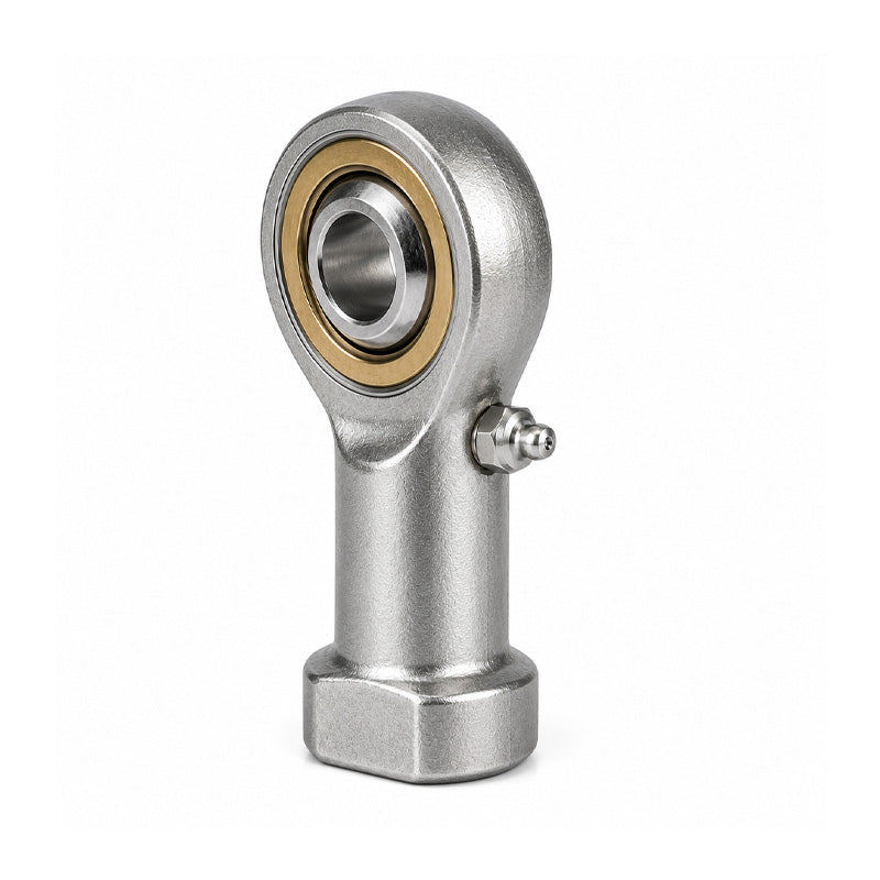 Fluro GIRS14BO Right Hand Stainless Steel / Bronze Lined Maintenance Free Studded Female Rod End M14 Thread