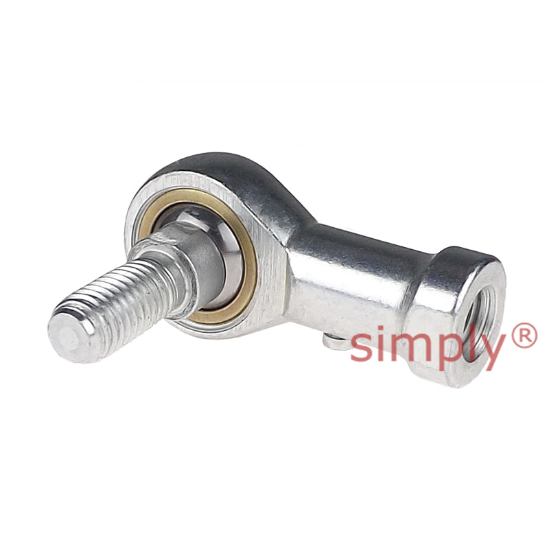 Fluro GIS14BO Right Hand Steel / Bronze Lined Maintenance Free Studded Female Rod End M14 Thread