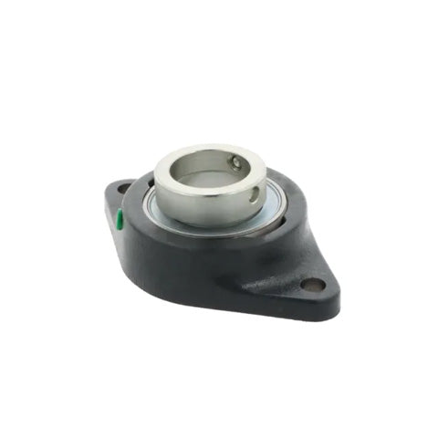 INA GLCTE25XL Two Bolt Cast Iron Oval Housing with Eccentric Collar Insert 25mm Bore