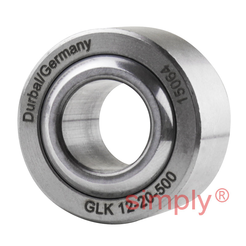 Durbal GLK12-20-500 Maintenance Free Steel / PTFE Lined Spherical Plain Bearing 12x26x16mm