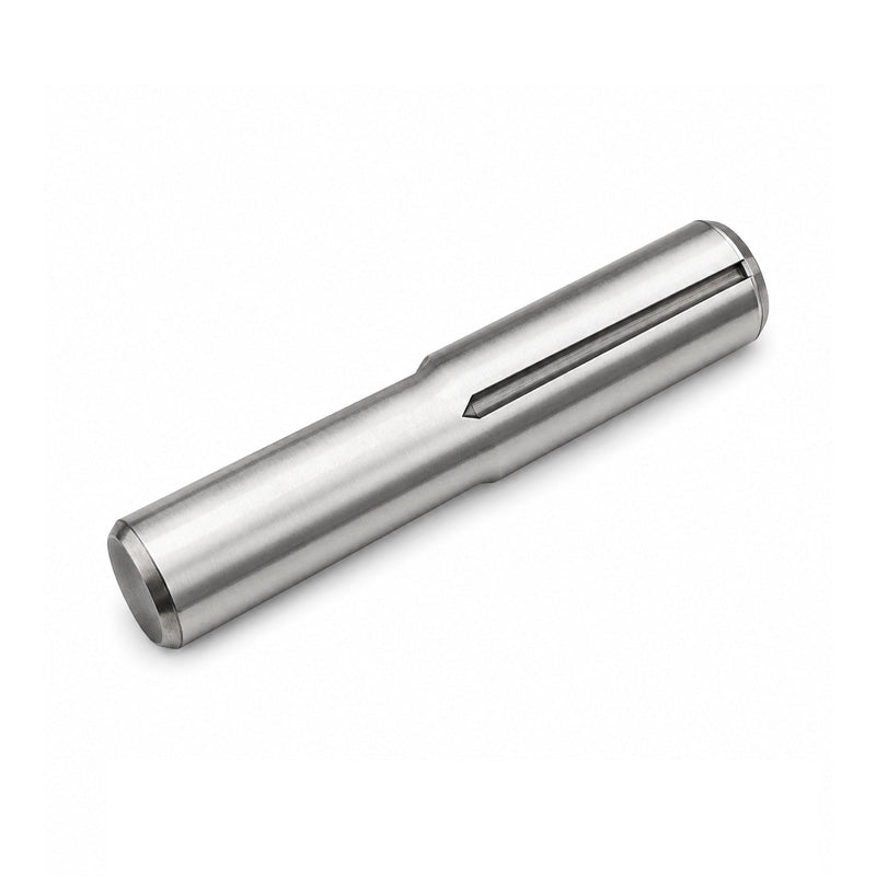 Metric Stainless Steel (A2) GP4 Groove Pin with Half Length Reverse Taper Groove 4x10mm