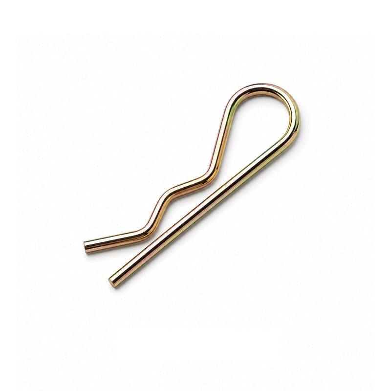 Spring Steel Zinc Plated Yellow Passivated Grip Clip 8x110mm to Fit 9mm Hole