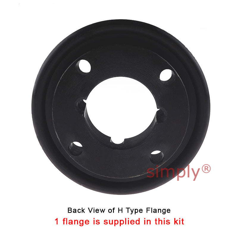 Major Branded F40H/F40B Outer Facing Taper Bore/Pilot Bored Tyre Drive Coupling Assembly with Fire Resistant Antistatic (F.R.A.S) Tyre