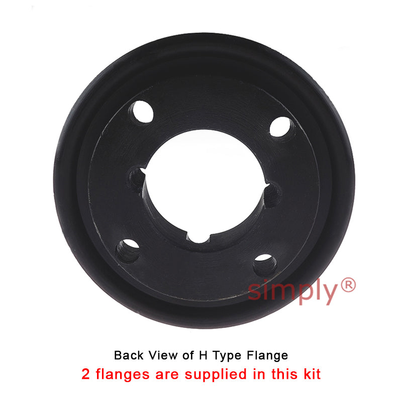 Major Branded F40H/F40H Outer Facing Taper Bores Type Tyre Drive Coupling Assembly with Natural Rubber Tyre