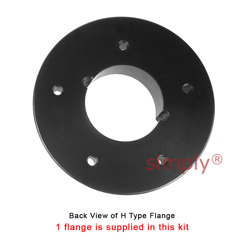 Major Branded F60H/F60F Inner/Outer Facing Taper Bores Type Tyre Drive Coupling Assembly with Natural Rubber Tyre