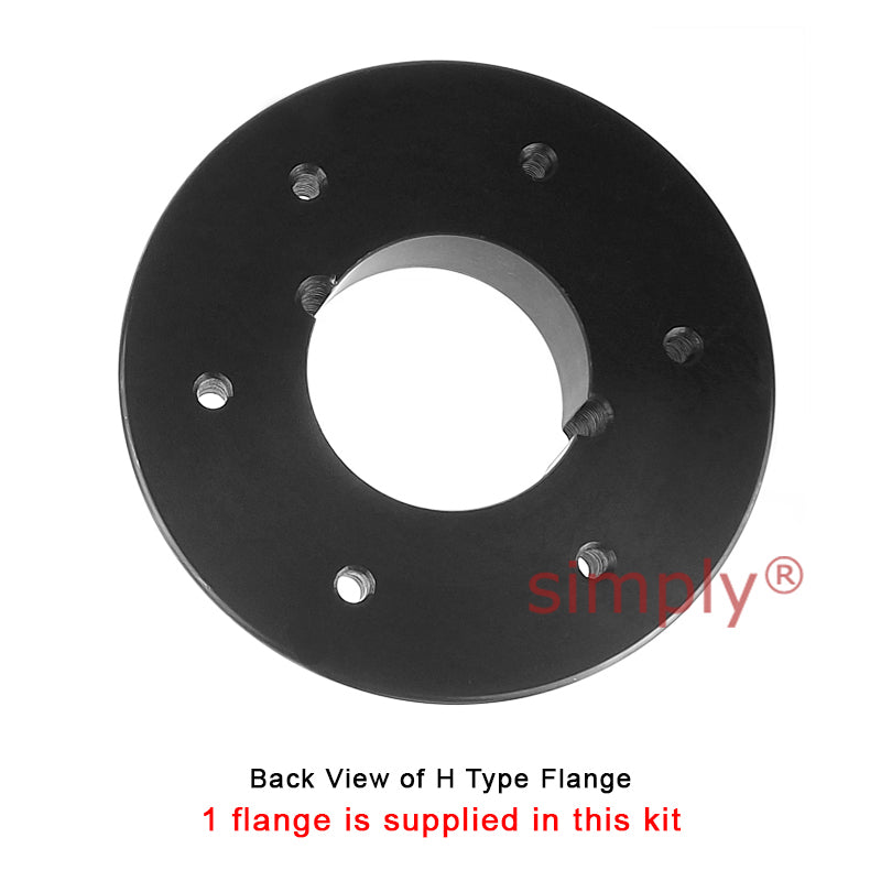Major Branded F80H/F80F Inner/Outer Facing Taper Bores Type Tyre Drive Coupling Assembly with Fire Resistant Antistatic (F.R.A.S) Tyre