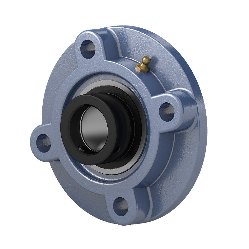 HCFC215-47 Imperial Four Bolt Cast Iron Round Flanged Housing with 2-15/16 inch Eccentric Collar Insert