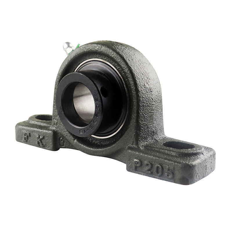 HCP318 Metric Cast Iron Two Bolt Pillow / Plummer Block Housing with 90mm Eccentric Collar Insert