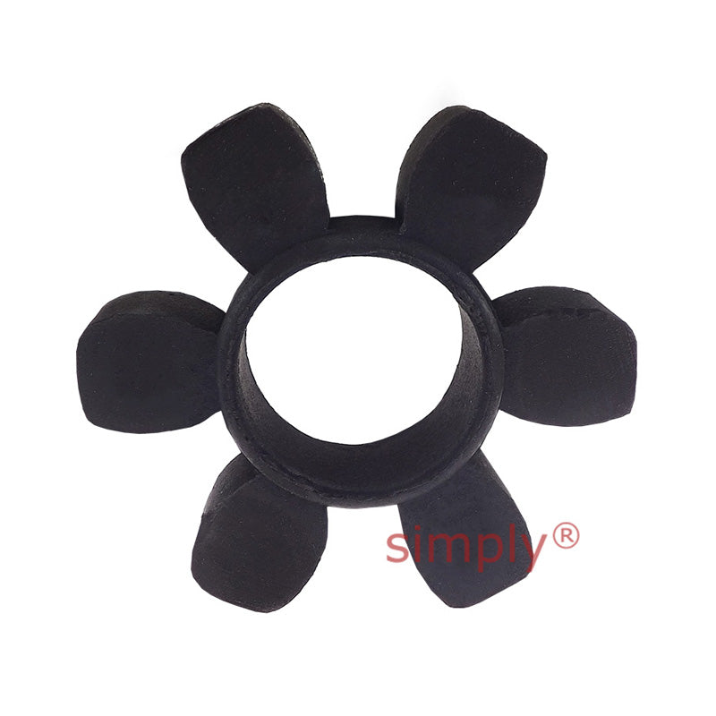 Major Brand HRC130F/HRC130B Coupling Assembly Inner Facing Taper Bore/Pilot Bored Max Bush Bore 42mm / 1-5/8 inch with Natural Rubber Insert