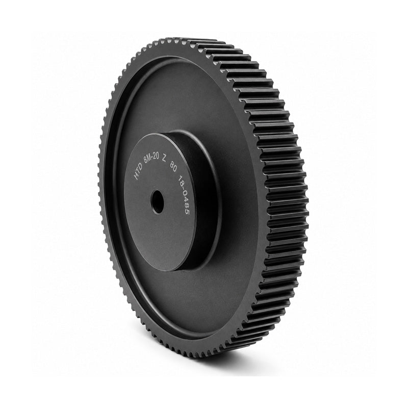 P96-H-200 - 1/2 inch Pitch 96 Tooth Pilot Bored Cast Iron Timing Pulley for 2 inch Wide Belts