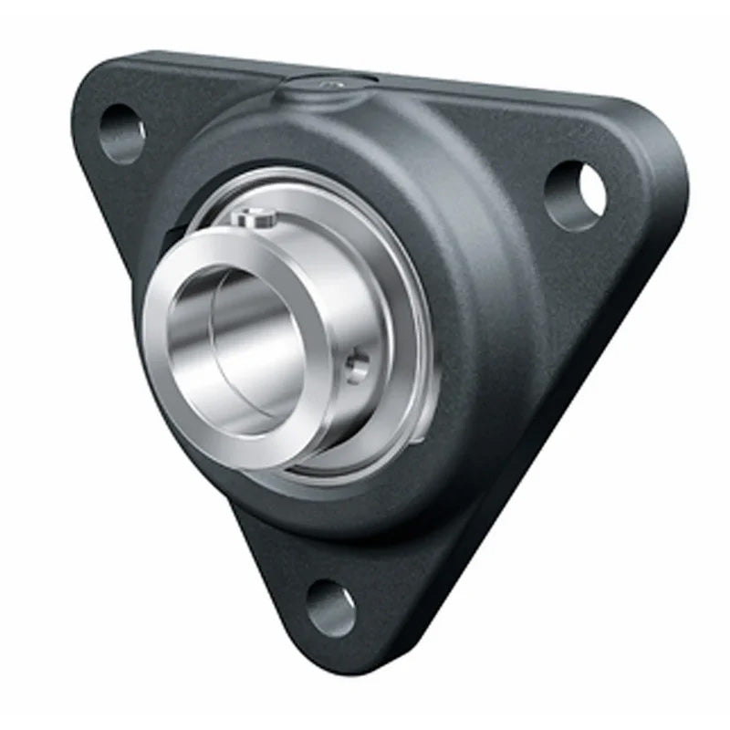 INA PCFTR50XL Three Bolt Cast Iron Triangular Housing Unit with Eccentric Collar Insert 50mm Bore