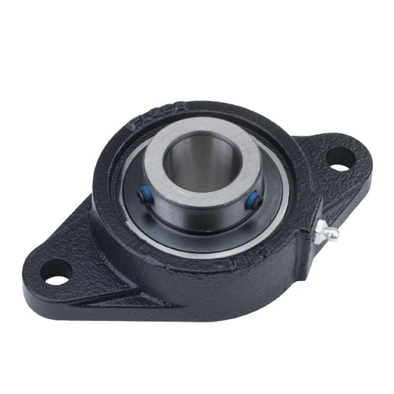 INA PCJT1 Two Bolt Cast Iron Oval Housing with Eccentric Collar Insert 1 inch Bore