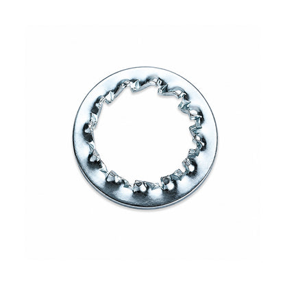 Unifix M10x18x0.9mm Internal Serrated Washer DIN 6798J with Bright Zinc Plated Finish