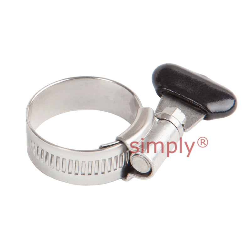 JCS WSZC70 Zinc Plated Steel Hi-Grip Wing Screw Adjustment Range 50-70mm Band Width 13mm