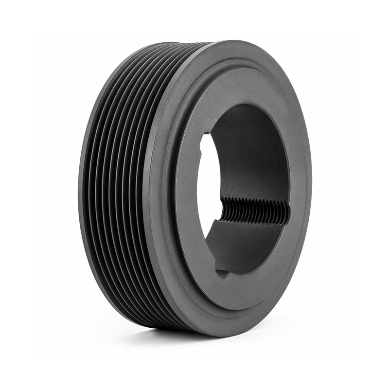 PowerDrive 50J12 Pilot Bore Polyvee Belt Pulley 50mm Pitch Diameter 12 Grooves - Allow 2-3 Days