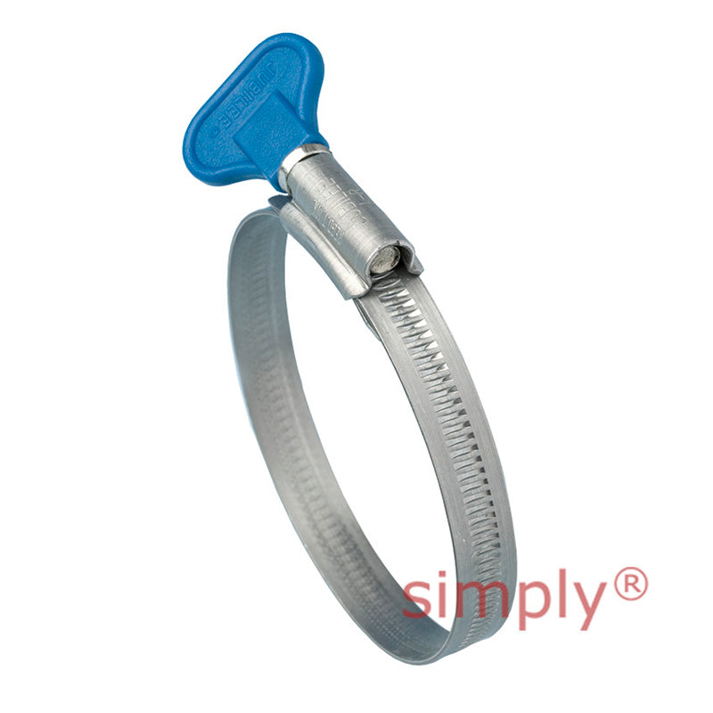 WS027 Zinc Plated Steel Jubilee Wingspade Clip Adjustment Range 16mm-27mm Band Width 9.9mm