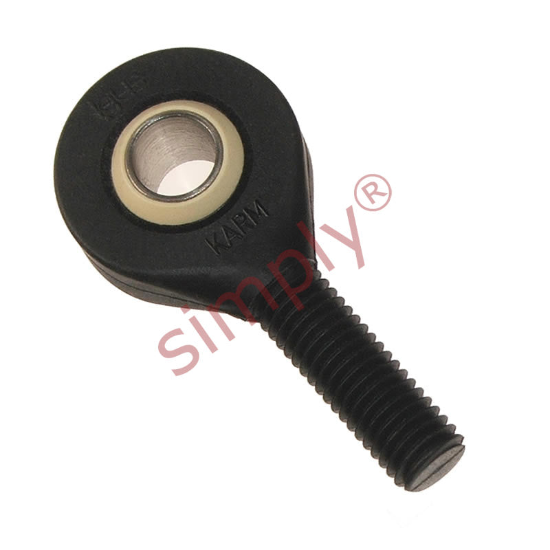 igubal KARM08MH Right Hand Male Plastic Rod End 8mm Bore M8 Thread with Metal Insert
