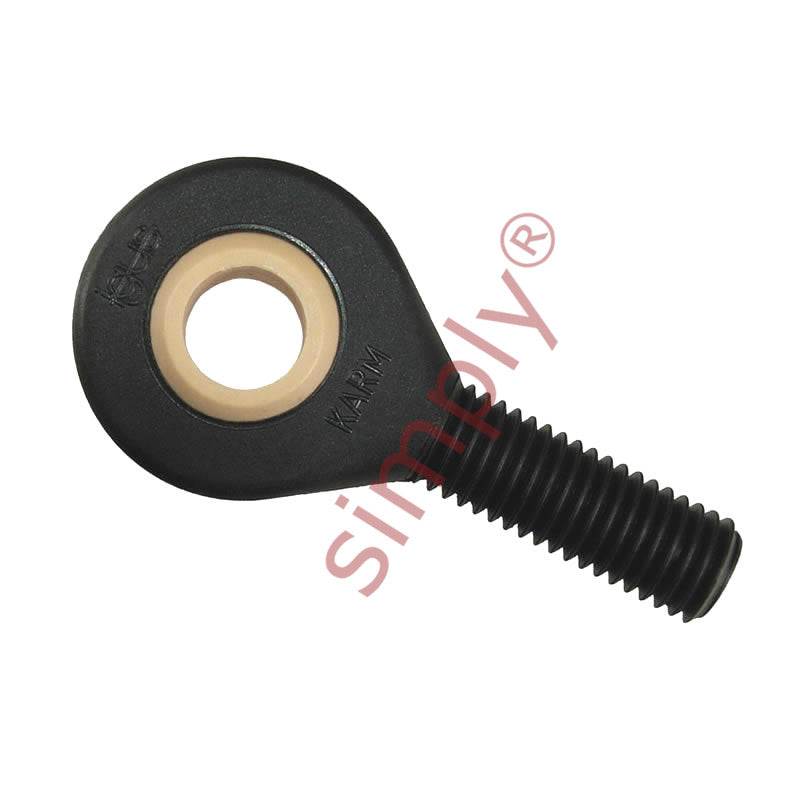 igubal KARM08 Right Hand Male Plastic Rod End 8mm Bore M8 Thread