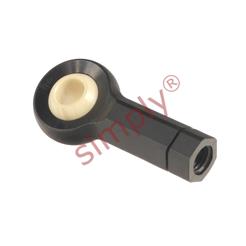 igubal KBRM10CLJ Right Hand Female Plastic Rod End with Hexagon Body 10mm Bore M10 Thread 