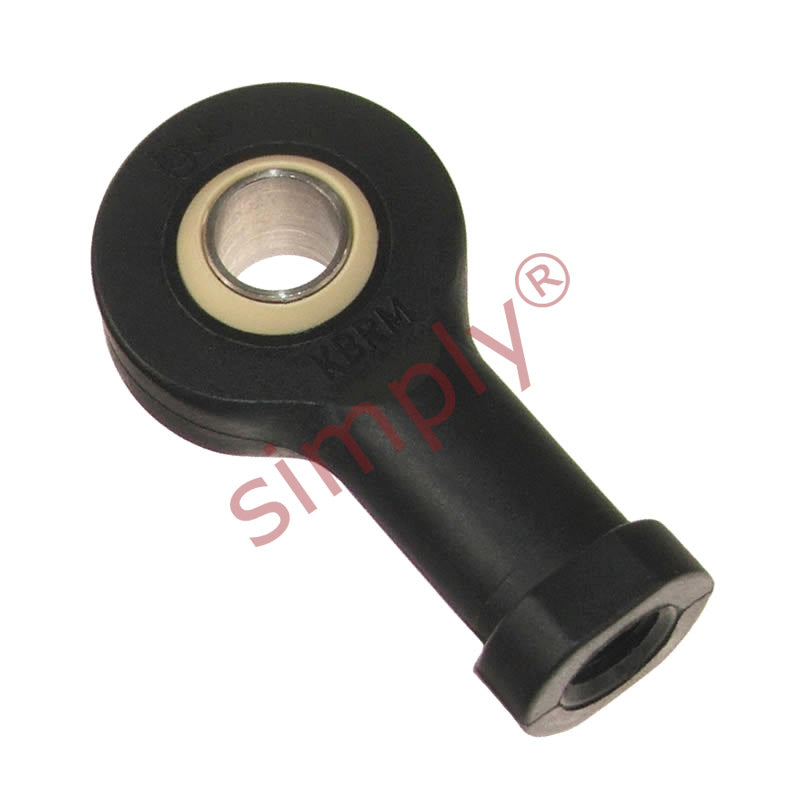 igubal KBLM10MH Left Hand Female Plastic Rod End 10mm Bore M10 Thread with Metal Insert