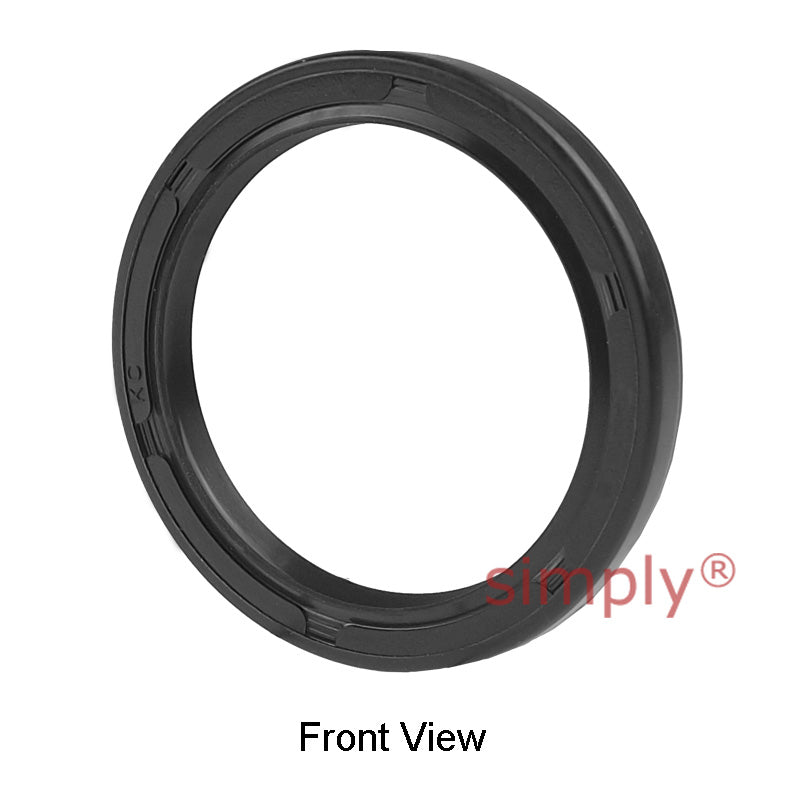 27x34x4mm Nitrile Rubber Douple Lip Rotary Shaft Oil Seal Springless Design KC Style