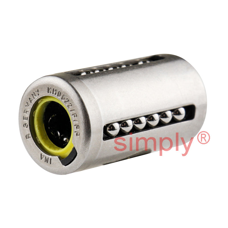 INA KH06 Relubricatable Closed Linear Ball Bushing 6x12x22mm