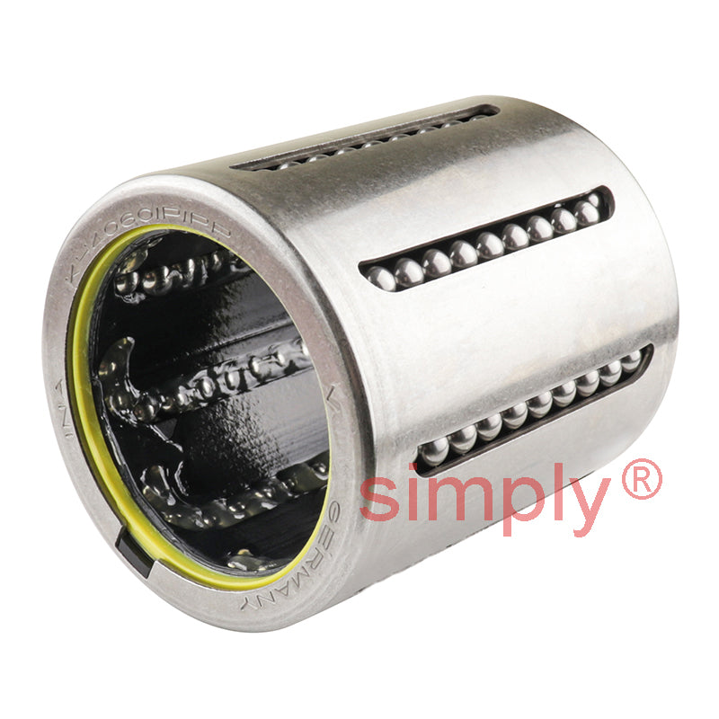 INA KH12PP Relubricatable Closed Linear Ball Bushing Sealed with Contact Seals 12x19x28mm