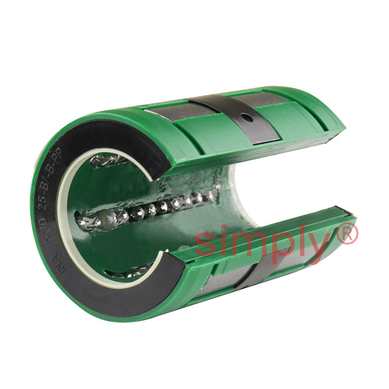 Budget KNO2558PP Relubricatable Closed Linear Ball Bushing with Rubber Seals 25x40x58mm