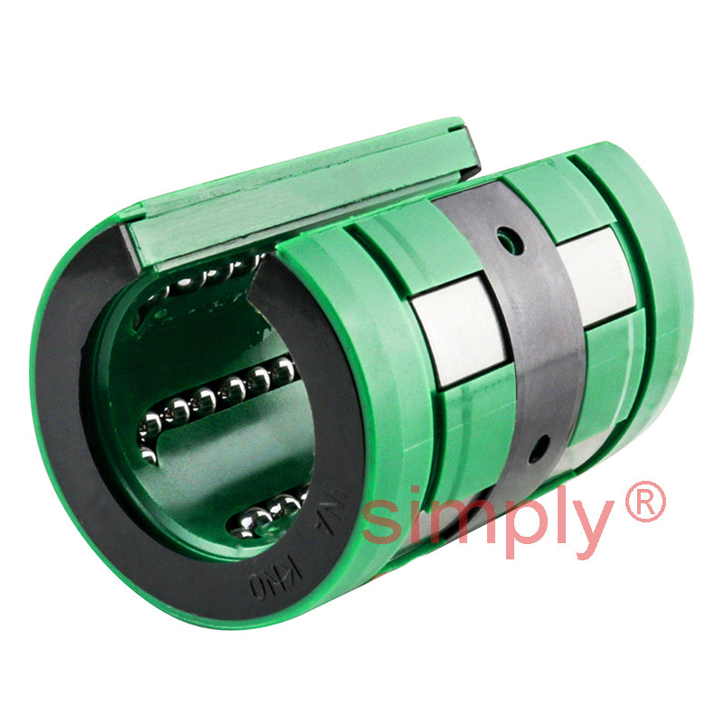 INA KNO20BPP Relubricatable Open Linear Ball Bushing with Contact Seals 20x32x45mm