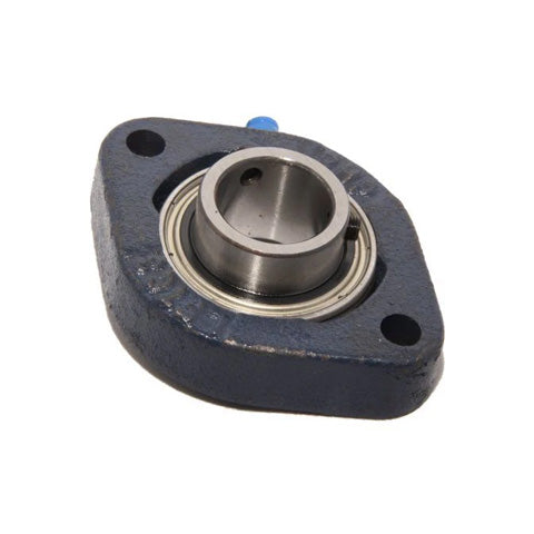 RHP LFTC25A Two Bolt Oval Cast Iron Flange Housing Bearing 25mm Bore