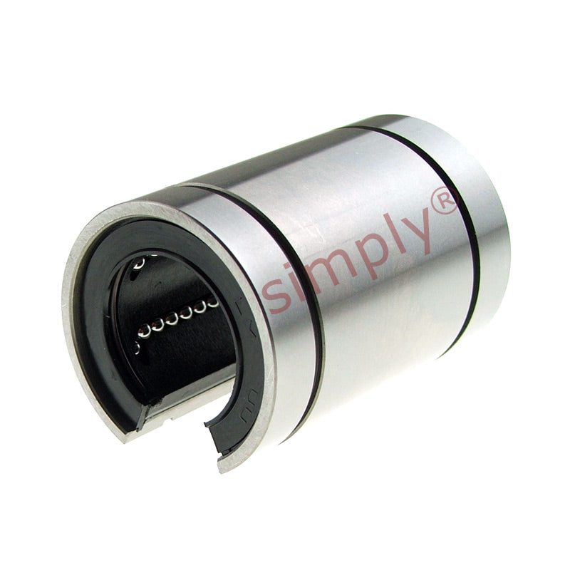 LMB10UUOP Imperial Open Linear Ball Bushing with Rubber Seals 0.625x1.125x1.5 inch