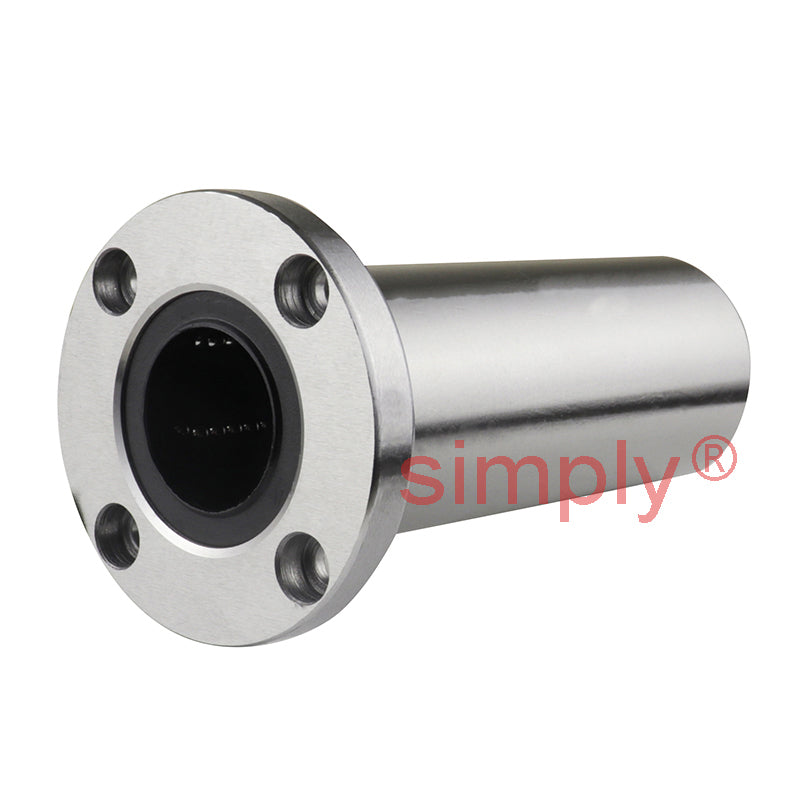 LMF20LUU Long Series Metric Round Flanged Linear Ball Bushing 20x32x80mm