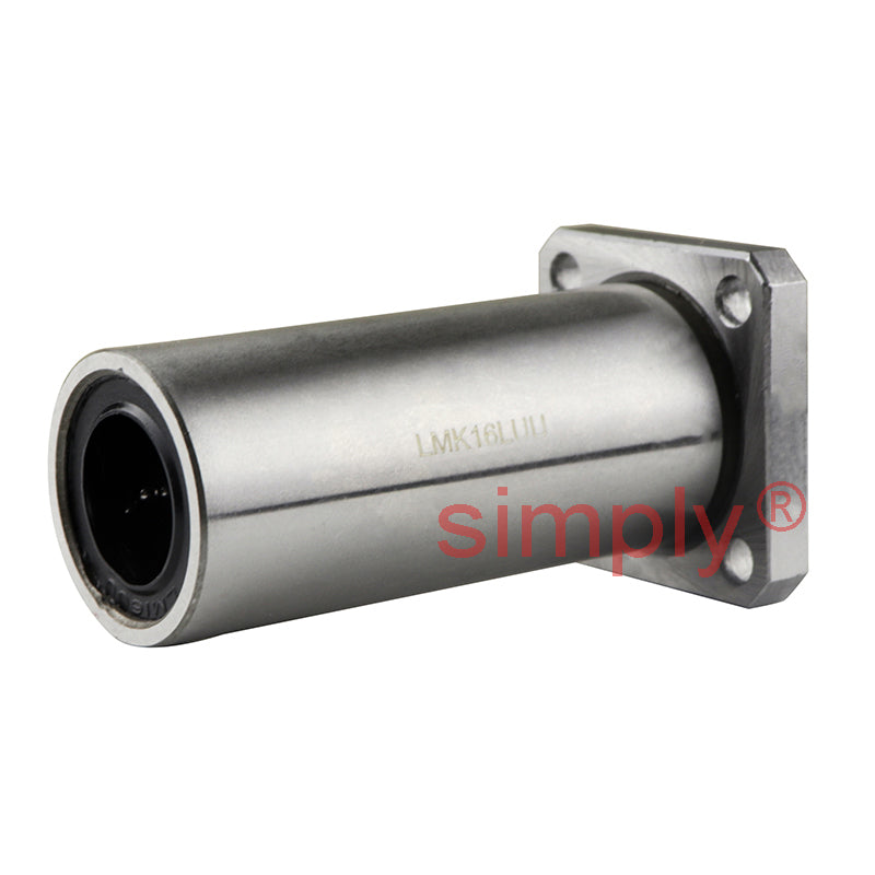 LMK16LUU Long Series Metric Square Flanged Linear Ball Bushing 16x28x70mm