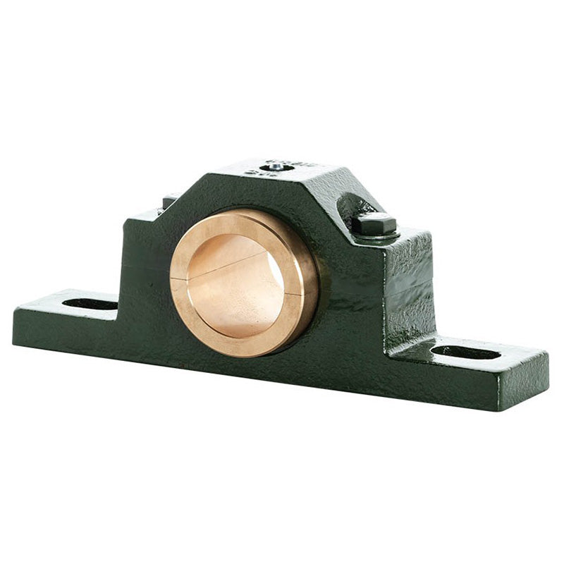 Major Brand LN16E Imperial Split Cast Iron Two Bolt Pillow / Plummer Block Housing with 1 inch Bore Gunmetal Bush Insert - Allow 3-4 Weeks