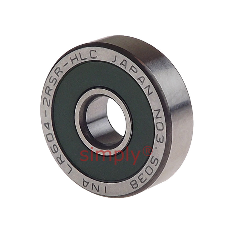 INA LR6042RSR Rubber Sealed Track Roller with Crowned Outer Race 4x13x4mm