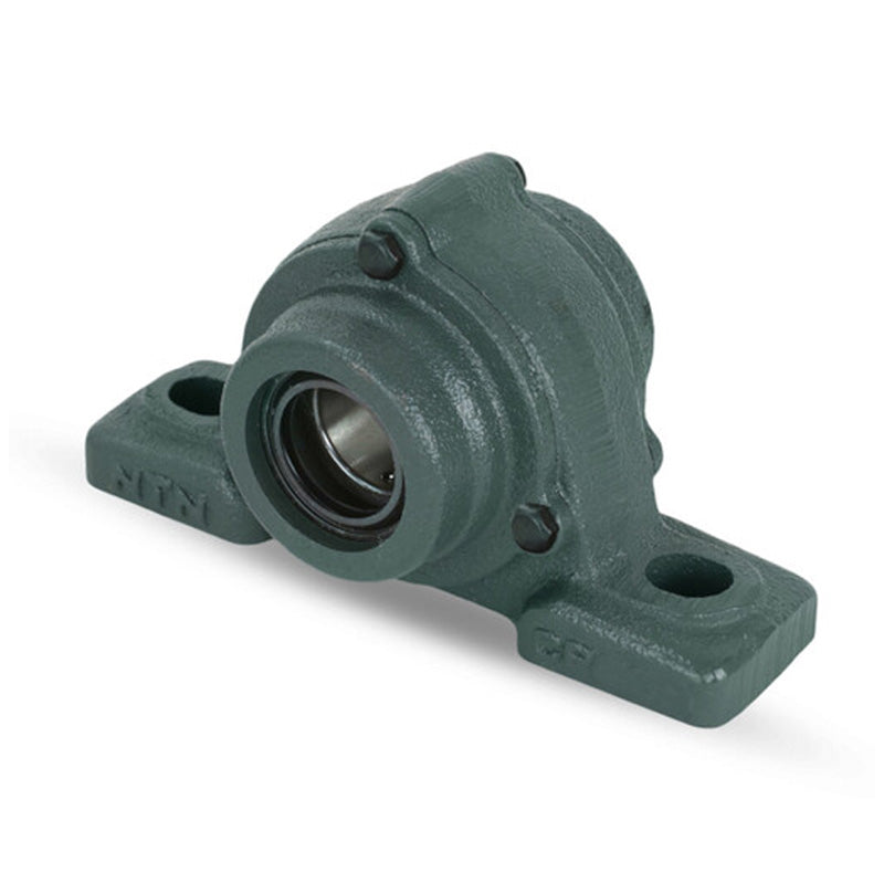 NTN M-C-UCP205D1 Metric Cast Iron Two Bolt Pillow / Plummer Block Housing with 25mm Bore Insert with Cast Iron Cover - Open Version - Allow 2-3 Days