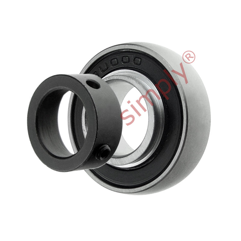 SU000 Stainless Steel Metric Eccentric Collar Type Bearing Insert with 10mm Bore 26mm Outside Diameter