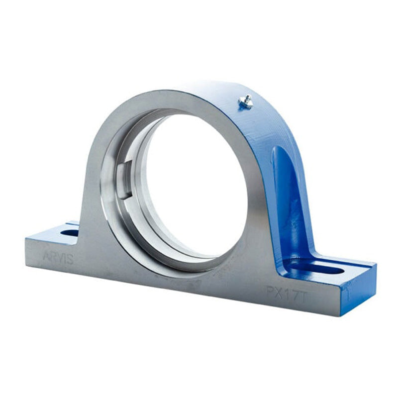Major Brand NP7T Metric Steel Two Bolt Pillow / Plummer Block Housing for Bearing Inserts with 85mm Outer Diameter - Allow 3-4 Weeks