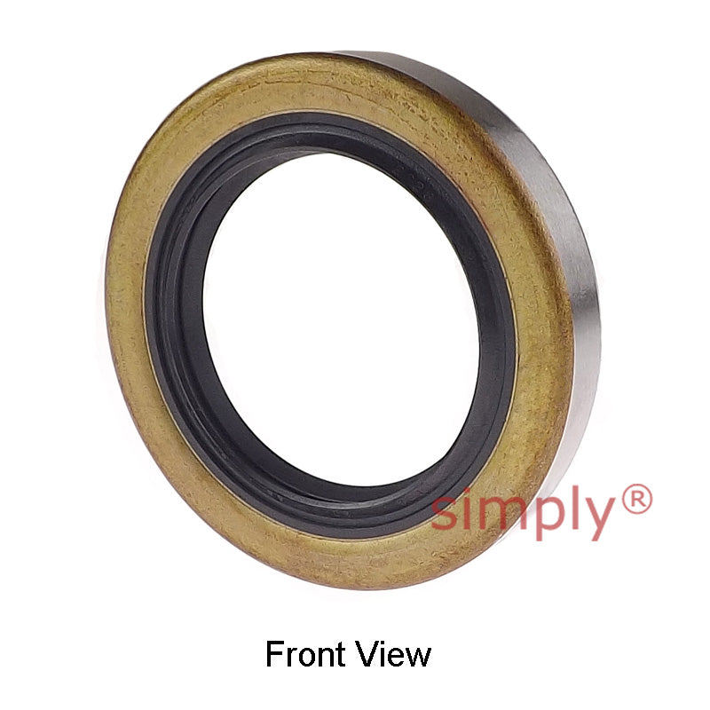 6x12x2mm Metal Cased Nitrile Rubber Single Lip Rotary Shaft Oil Seal Springless Design VB Style