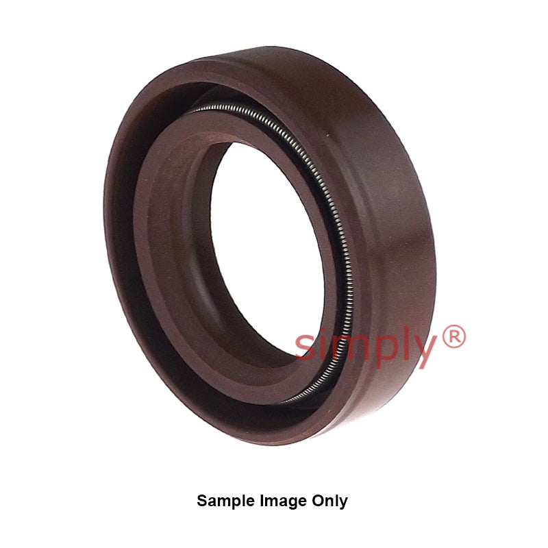 NAK 1.535x2.244x0.38 inch FKM Rubber Double Lip Rotary Shaft Oil Seal with Garter Spring TC