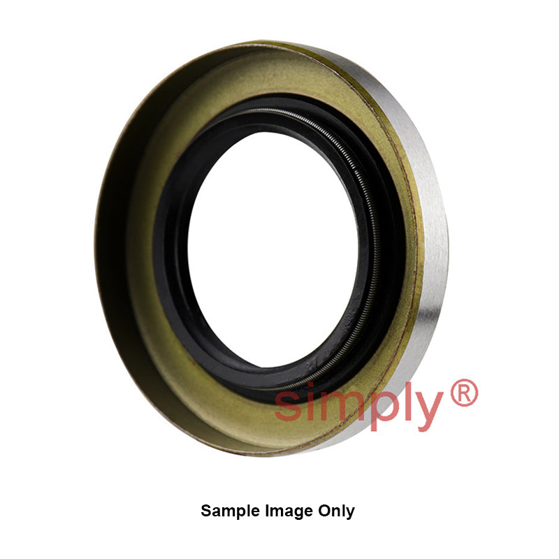 NAK 1.719x2.561x0.5 inch Metal Cased Nitrile Rubber Double Lip Rotary Shaft Oil Seal with Garter Spring TB