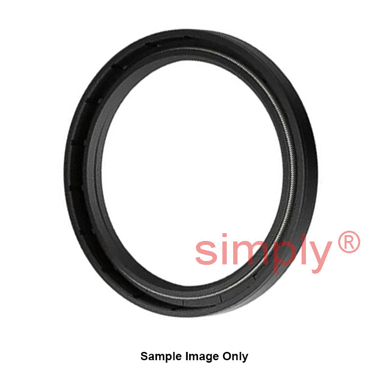 NAK 1.687x2.5x0.5 inch Nitrile Rubber Double Lip Rotary Shaft Oil Seal with Garter Spring TC