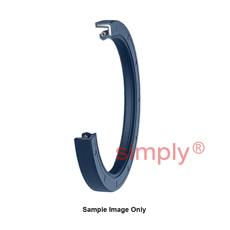 NAK 1.75x2.5x0.375 inch Blue Nitrile Rubber Double Lip Rotary Shaft Oil Seal with Garter Spring TC