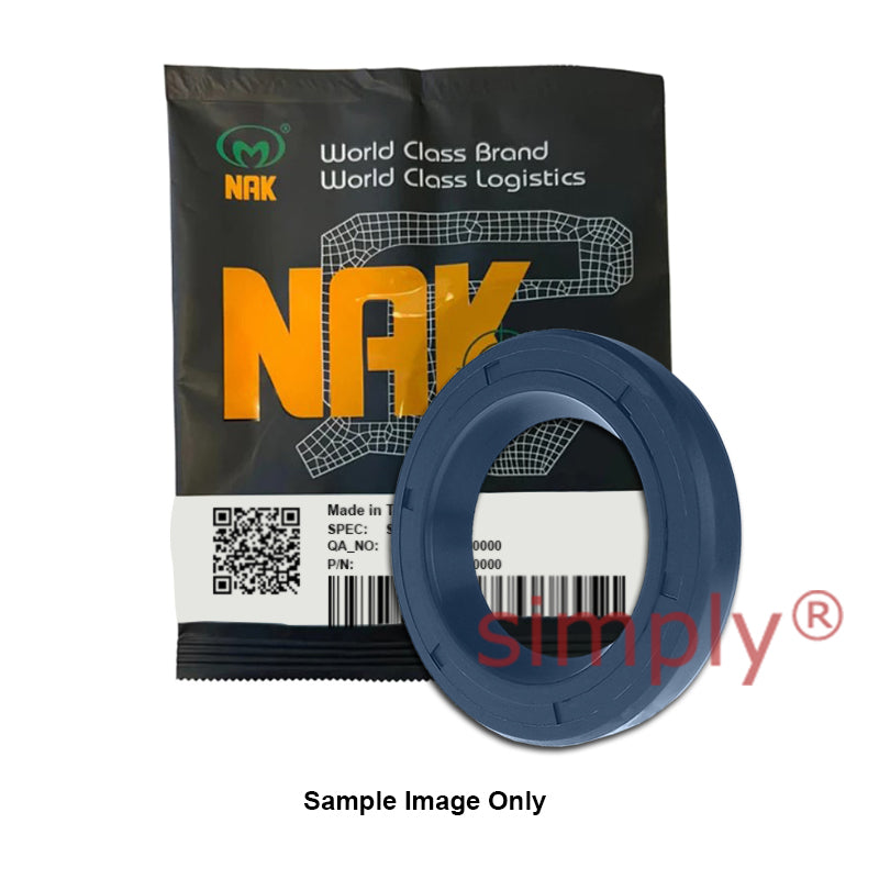 NAK 17x30x7/7.5mm HIGH PRESSURE Blue Nitrile Rubber Double Lip Rotary Shaft Oil Seal with Extra Internal Sealing Profile with Garter Spring TCN11