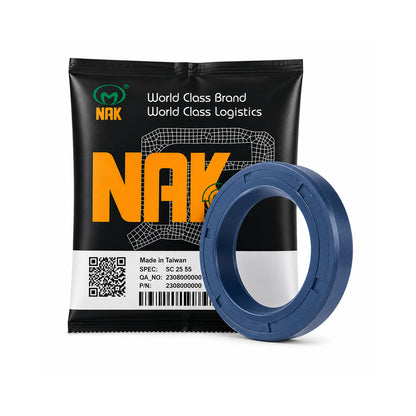NAK 42x56x7/7.5mm HIGH PRESSURE Blue Nitrile Rubber Double Lip Rotary Shaft Oil Seal with Extra Internal Sealing Profile with Garter Spring TCN11 - Allow 7-10 Days