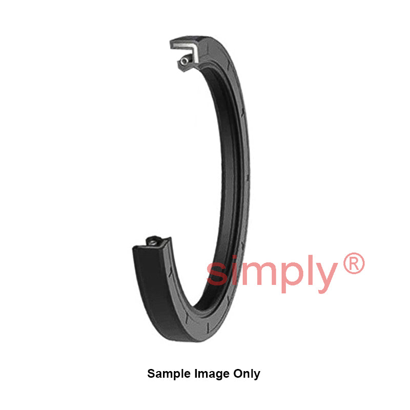 NAK 1.562x2.375x0.375 inch Nitrile Rubber Double Lip Rotary Shaft Oil Seal with Garter Spring TC