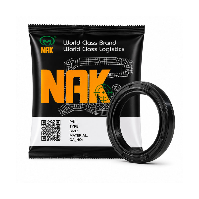 NAK 1x1.57x0.31 inch Nitrile Rubber Double Lip Rotary Shaft Oil Seal with Garter Spring TC - Allow 7-10 Days